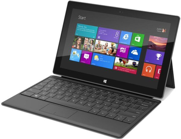 Фотография планшета Surface Фотография планшета Surface