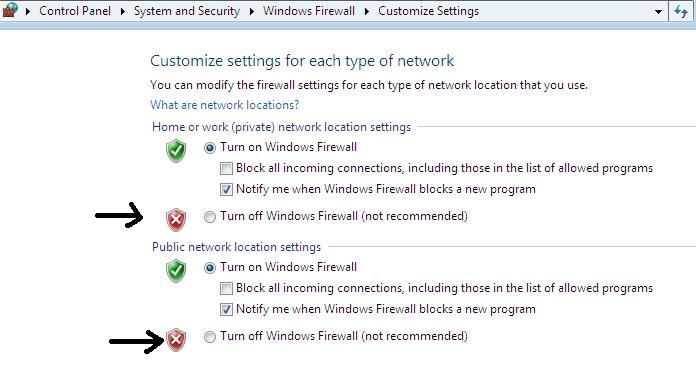 customize firewall