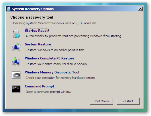Исправление ошибки BOOTMGR is missing в windows 7 vista