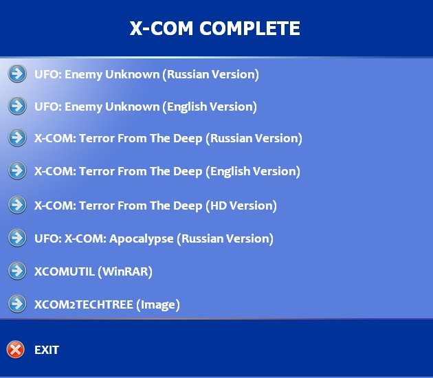 Установочный экран ufo Установочный экран ufo